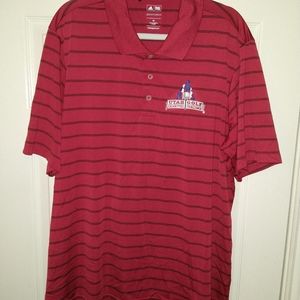 Adidas Golf Puremotion Striped Polo Shirt Men's sz XL